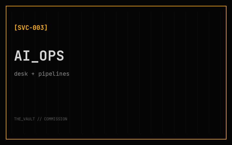 AI ops commission