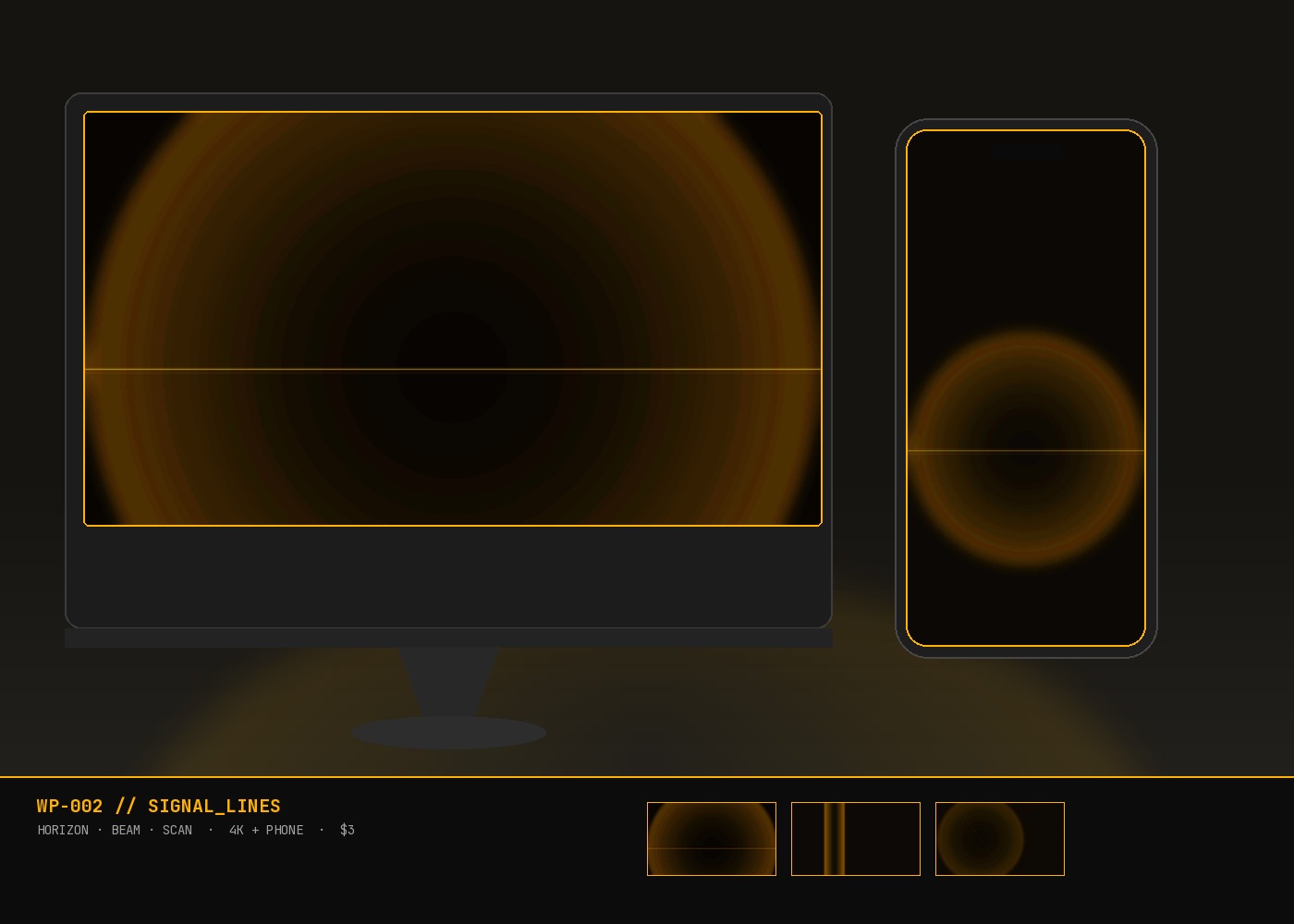 Signal lines wallpaper pack