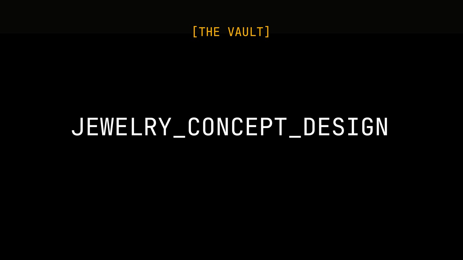Jewelry concept mark and identity exploration by [THE_VAULT]